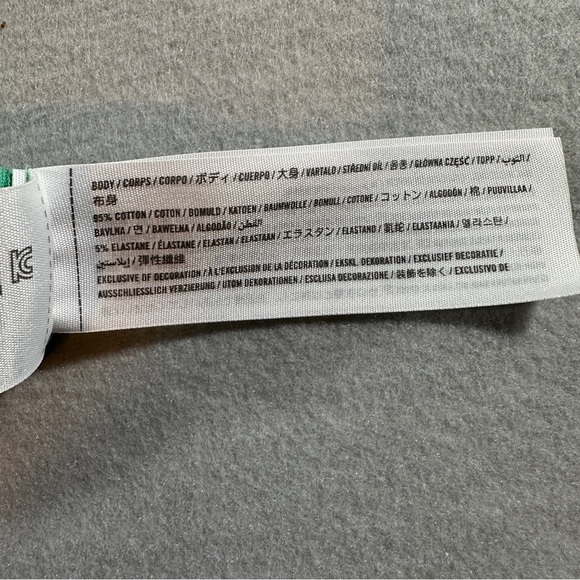 Hollister Long Beach Green Ribbed Cropped Tank‎ Top Juniors Medium Floral - Picture 7 of 9